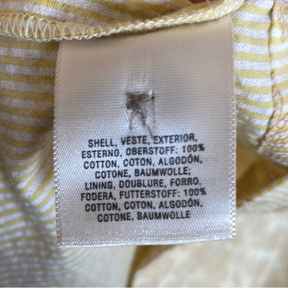 Anthropologie fit and flare yellow printed dress - Picture 4 of 4